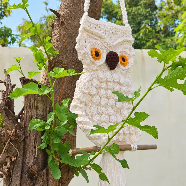 Owl wall hanging