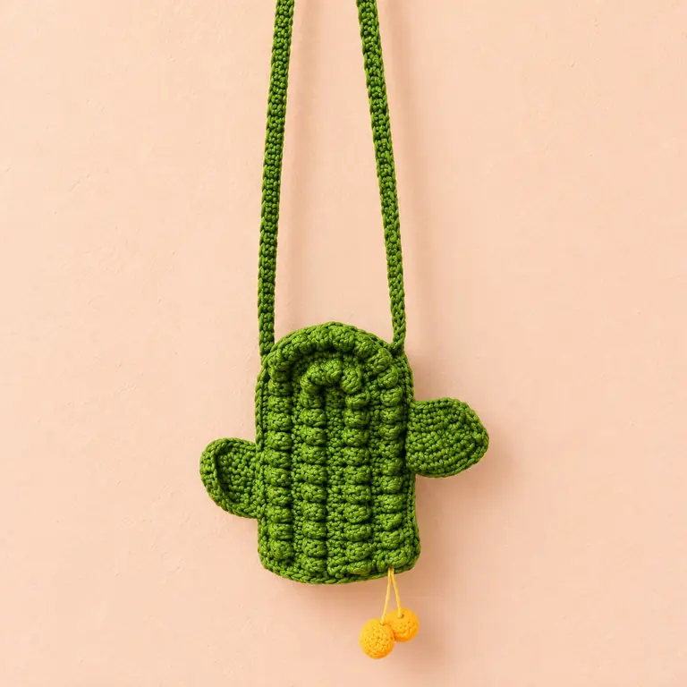 Cactus crossbody — Leaf green