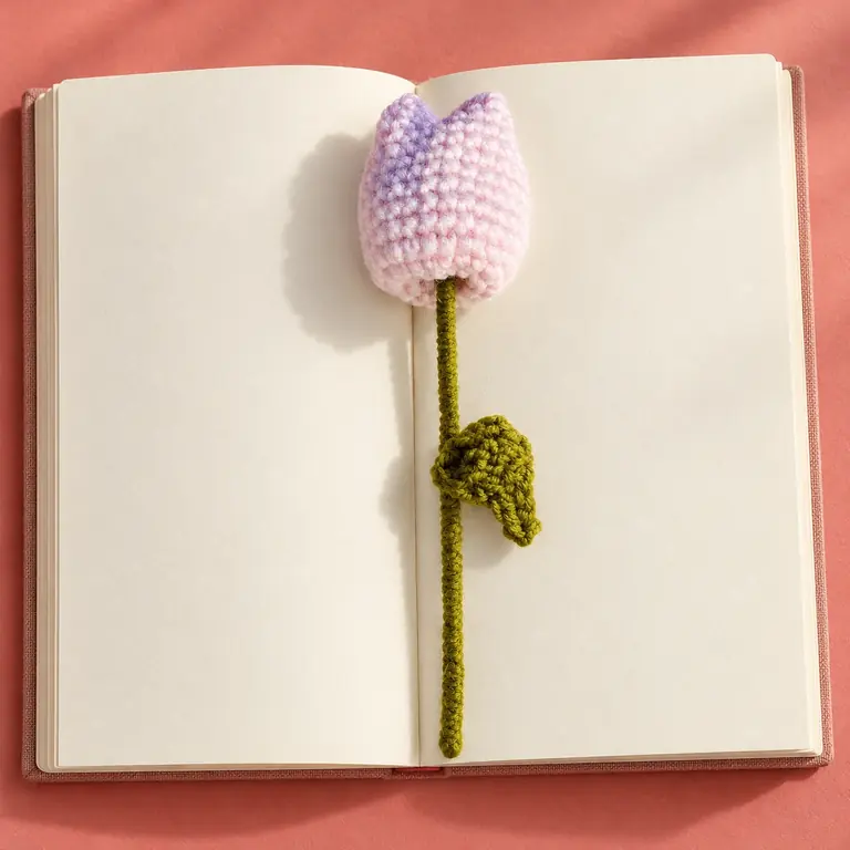 Tulip bookmark